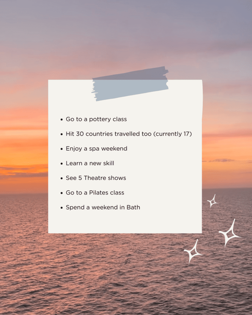 part three of 28 things to do whilst im 28
